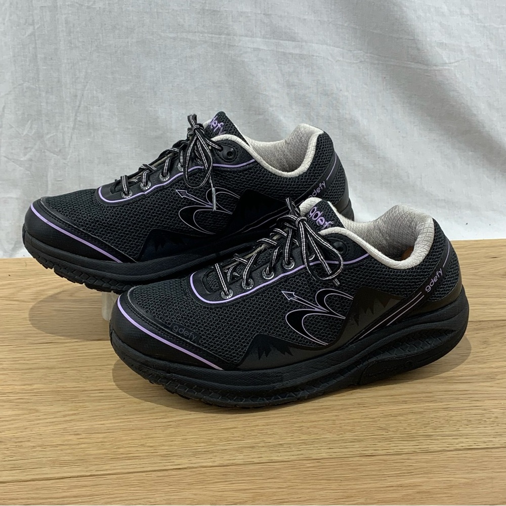 GDEFY Mighty Walk Black / Purple Shoes Women’s Size 11